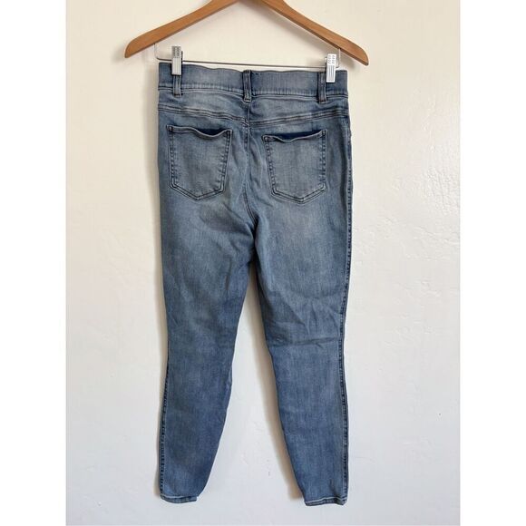 Spanx ankle skinny jeans in light vintage wash size medium - Picture 7 of 9